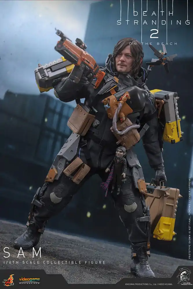 Death Stranding 2: On the Beach Videogame Masterpiece 1/6 Sam akciófigura 31 cm termékfotó