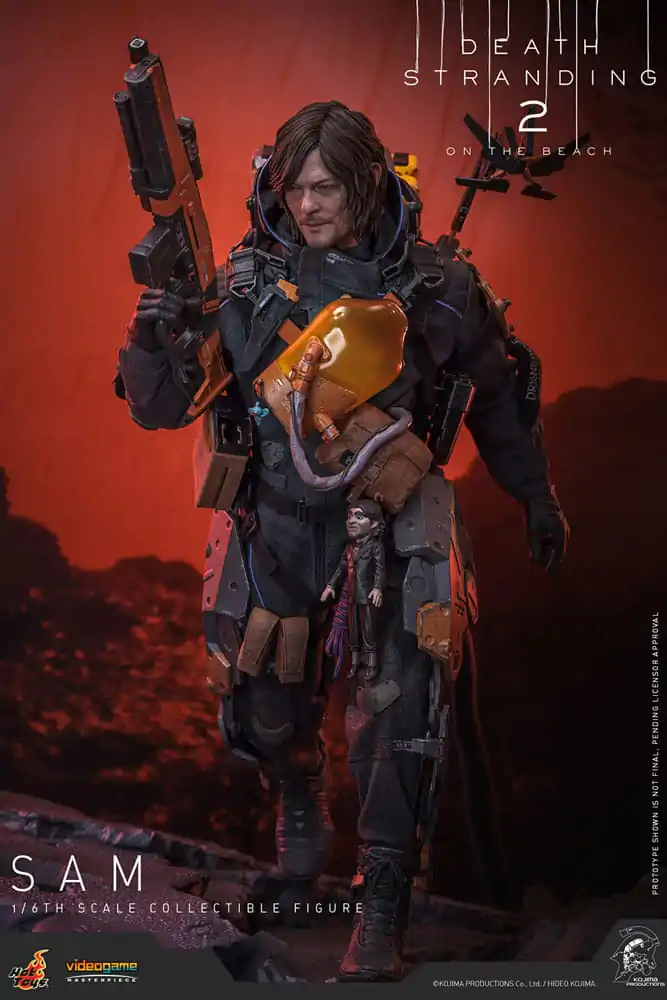 Death Stranding 2: On the Beach Videogame Masterpiece 1/6 Sam akciófigura 31 cm termékfotó