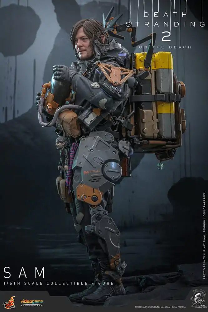 Death Stranding 2: On the Beach Videogame Masterpiece 1/6 Sam akciófigura 31 cm termékfotó