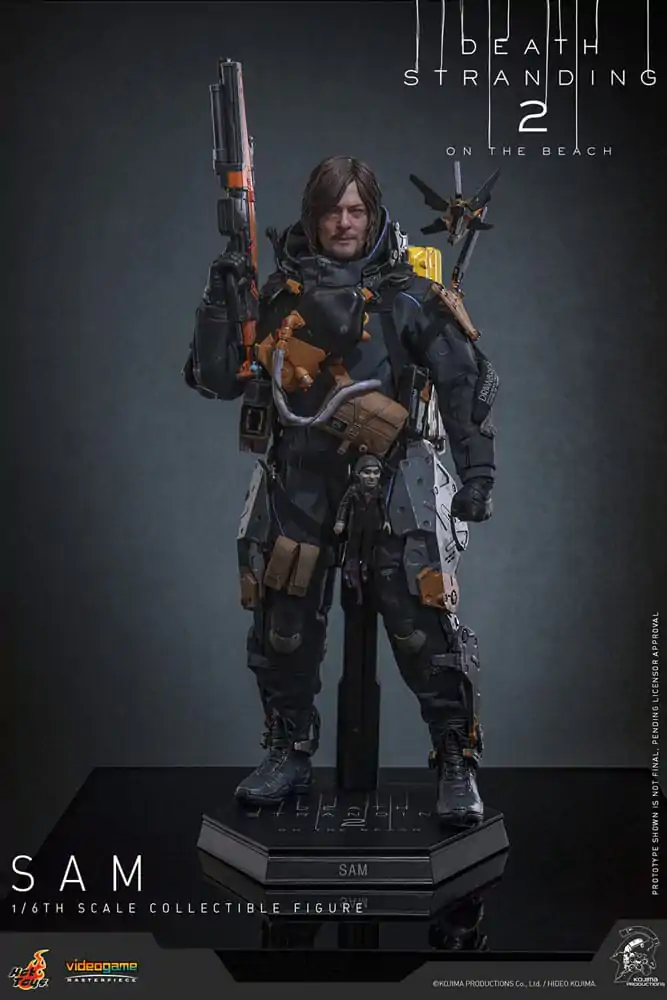 Death Stranding 2: On the Beach Videogame Masterpiece 1/6 Sam akciófigura 31 cm termékfotó