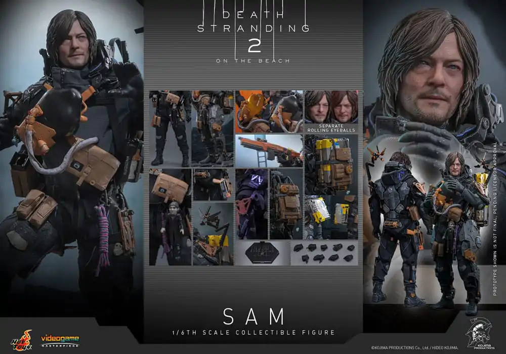 Death Stranding 2: On the Beach Videogame Masterpiece 1/6 Sam akciófigura 31 cm termékfotó