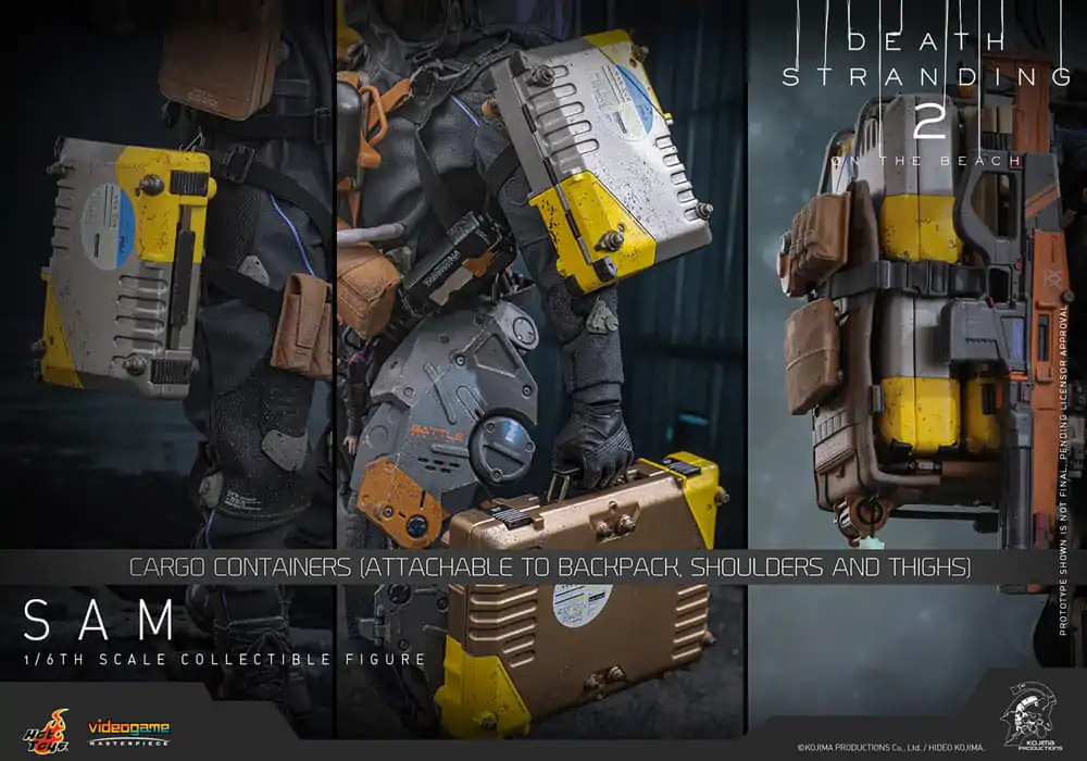 Death Stranding 2: On the Beach Videogame Masterpiece 1/6 Sam akciófigura 31 cm termékfotó