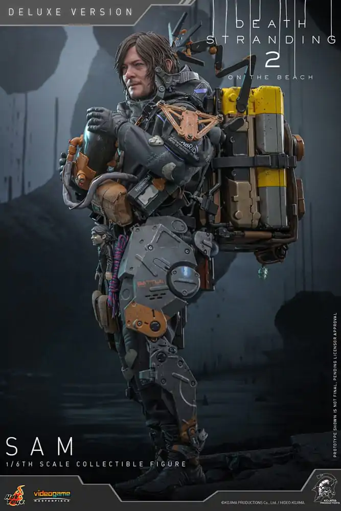Death Stranding 2: On the Beach Videogame Masterpiece 1/6 Sam (Deluxe Version) akciófigura 31 cm termékfotó