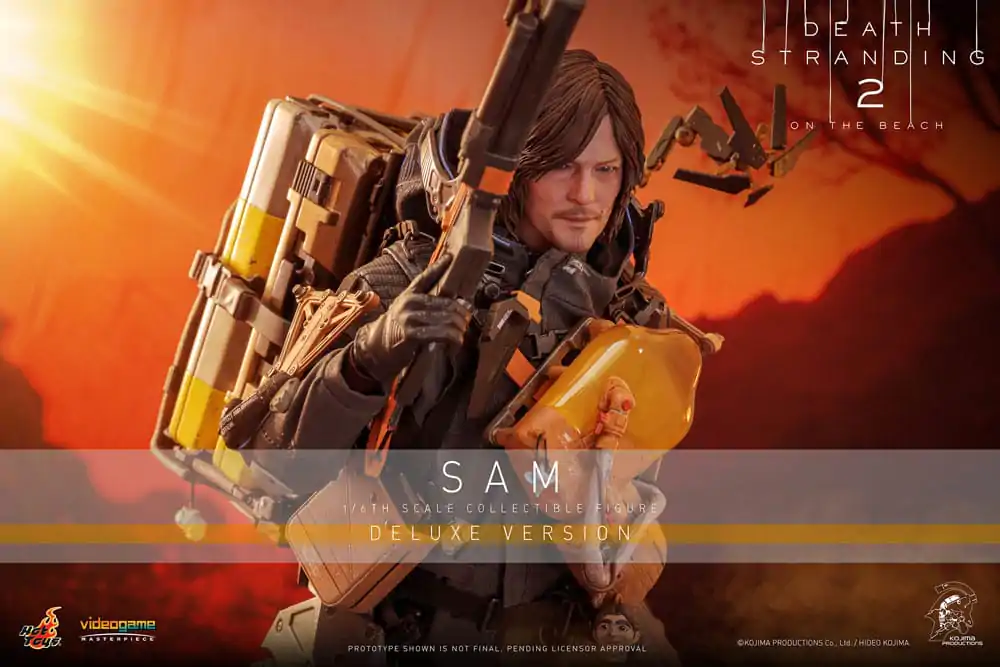 Death Stranding 2: On the Beach Videogame Masterpiece 1/6 Sam (Deluxe Version) akciófigura 31 cm termékfotó