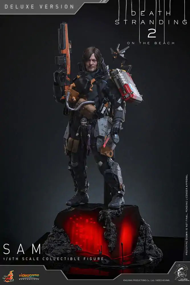 Death Stranding 2: On the Beach Videogame Masterpiece 1/6 Sam (Deluxe Version) akciófigura 31 cm termékfotó