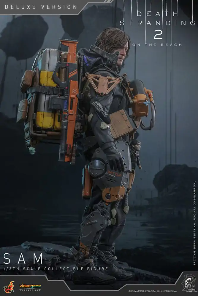 Death Stranding 2: On the Beach Videogame Masterpiece 1/6 Sam (Deluxe Version) akciófigura 31 cm termékfotó