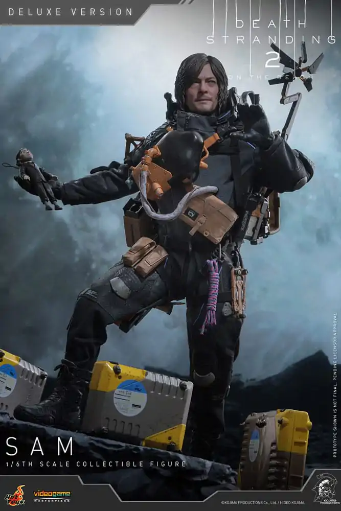 Death Stranding 2: On the Beach Videogame Masterpiece 1/6 Sam (Deluxe Version) akciófigura 31 cm termékfotó