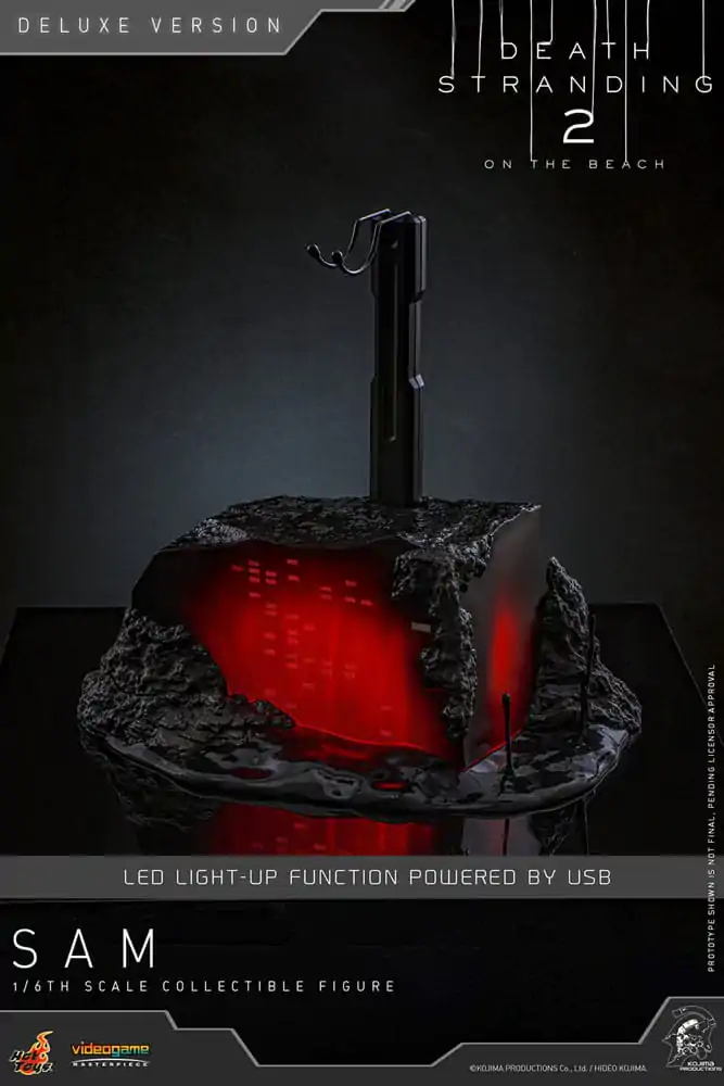 Death Stranding 2: On the Beach Videogame Masterpiece 1/6 Sam (Deluxe Version) akciófigura 31 cm termékfotó