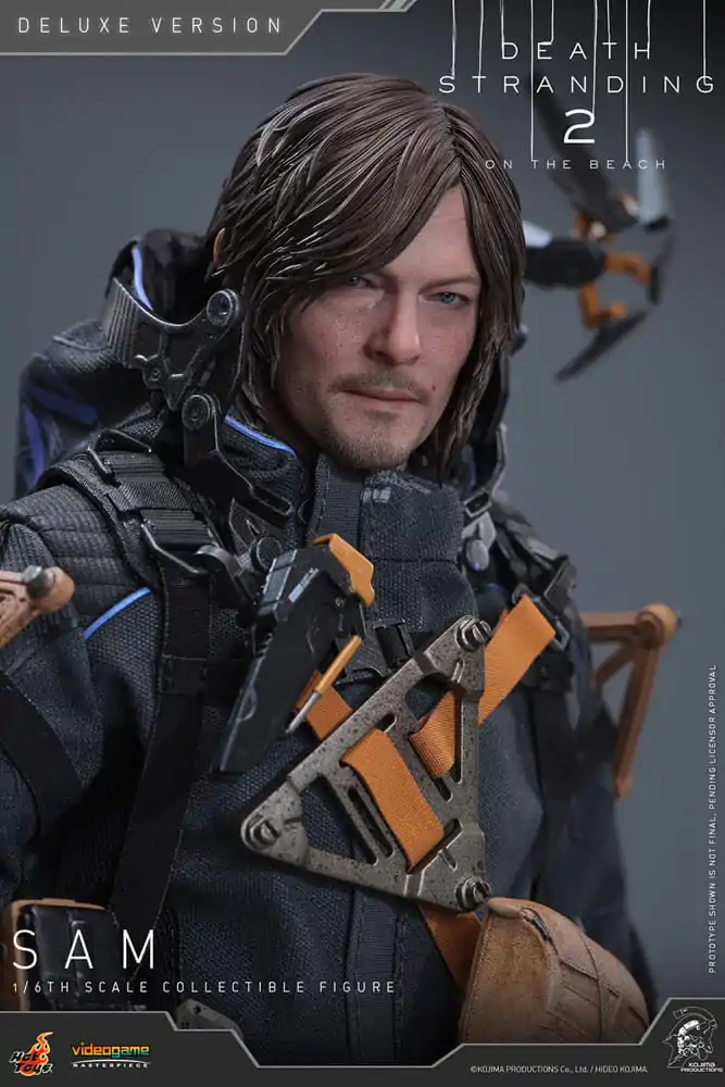 Death Stranding 2: On the Beach Videogame Masterpiece 1/6 Sam (Deluxe Version) akciófigura 31 cm termékfotó