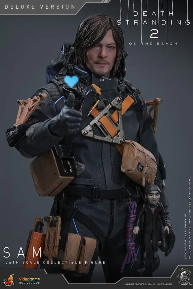 Death Stranding 2: On the Beach Videogame Masterpiece 1/6 Sam (Deluxe Version) akciófigura 31 cm termékfotó