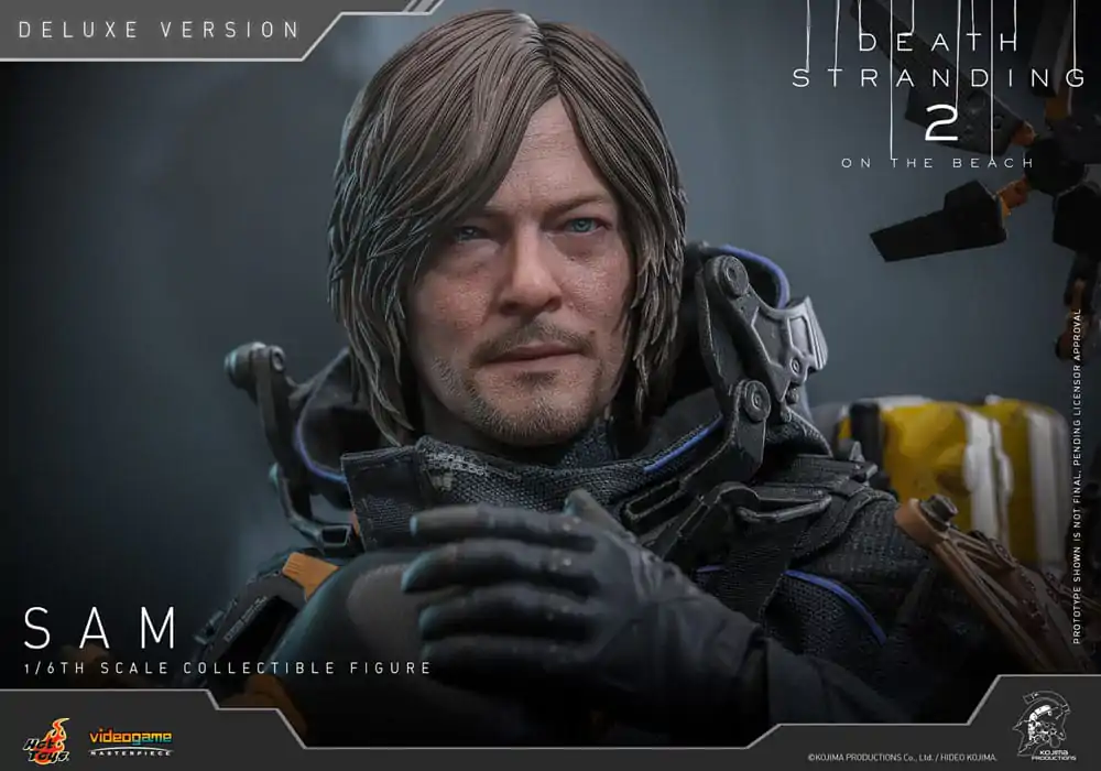 Death Stranding 2: On the Beach Videogame Masterpiece 1/6 Sam (Deluxe Version) akciófigura 31 cm termékfotó