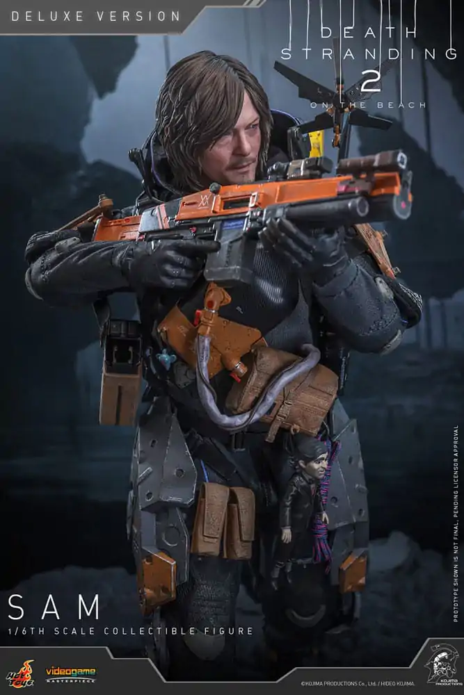 Death Stranding 2: On the Beach Videogame Masterpiece 1/6 Sam (Deluxe Version) akciófigura 31 cm termékfotó