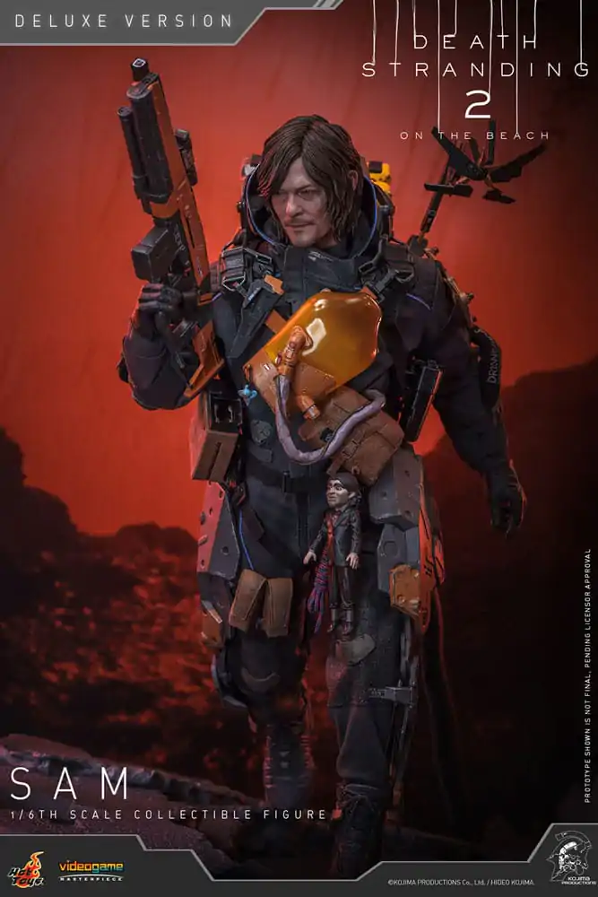 Death Stranding 2: On the Beach Videogame Masterpiece 1/6 Sam (Deluxe Version) akciófigura 31 cm termékfotó