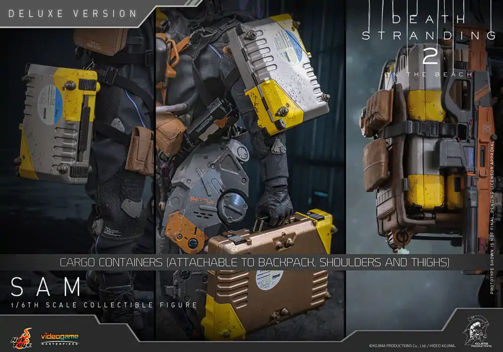 Death Stranding 2: On the Beach Videogame Masterpiece 1/6 Sam (Deluxe Version) akciófigura 31 cm termékfotó