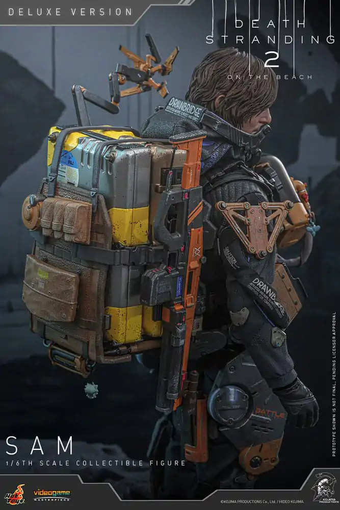 Death Stranding 2: On the Beach Videogame Masterpiece 1/6 Sam (Deluxe Version) akciófigura 31 cm termékfotó