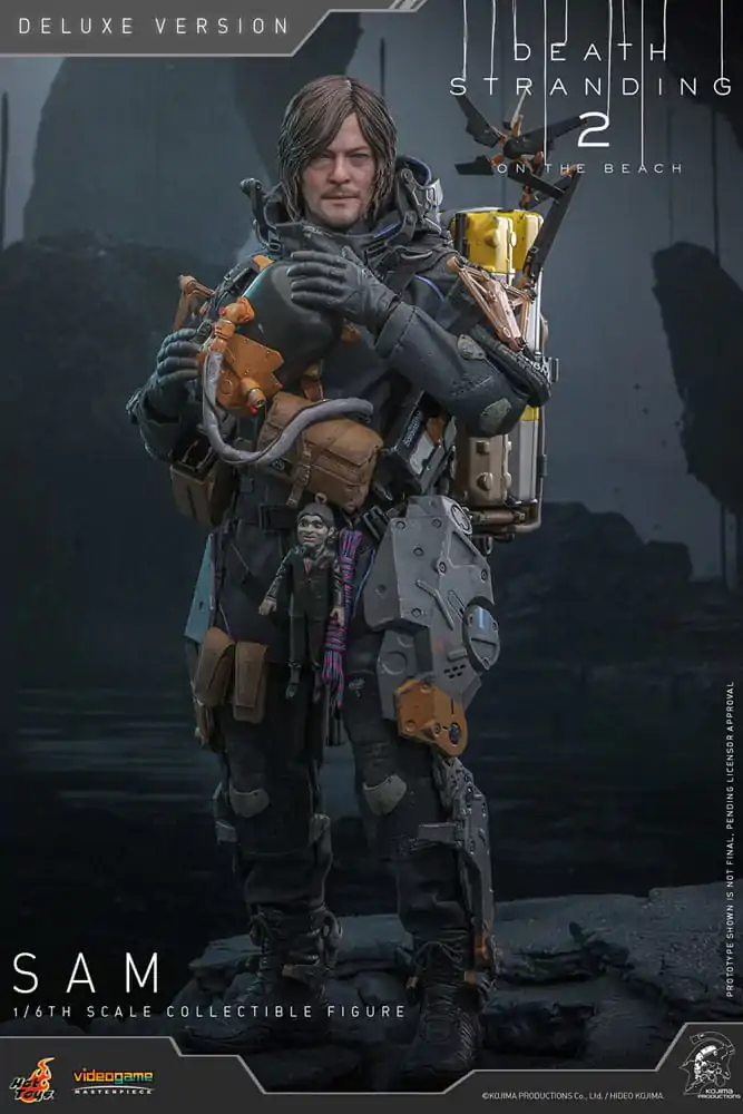 Death Stranding 2: On the Beach Videogame Masterpiece 1/6 Sam (Deluxe Version) akciófigura 31 cm termékfotó
