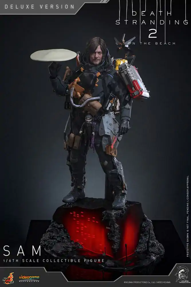 Death Stranding 2: On the Beach Videogame Masterpiece 1/6 Sam (Deluxe Version) akciófigura 31 cm termékfotó