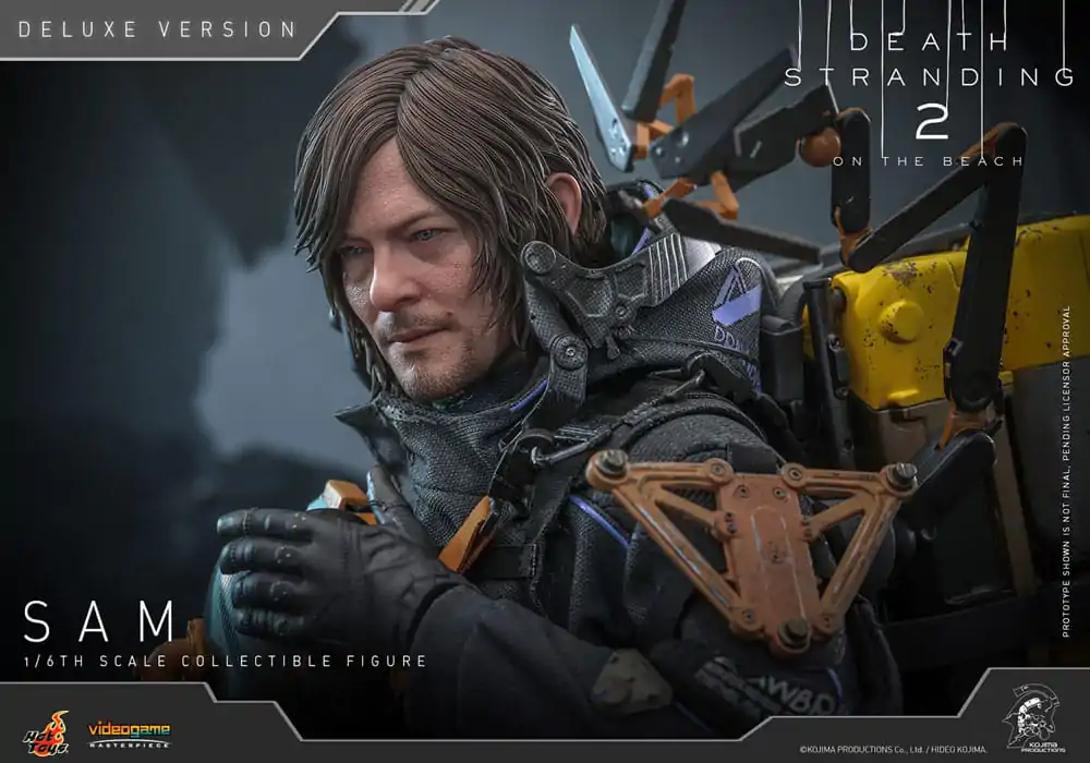 Death Stranding 2: On the Beach Videogame Masterpiece 1/6 Sam (Deluxe Version) akciófigura 31 cm termékfotó