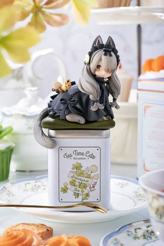 Decorated Life Collection Tea Time Cats British Shorthair PVC szobor figura 18 cm termékfotó