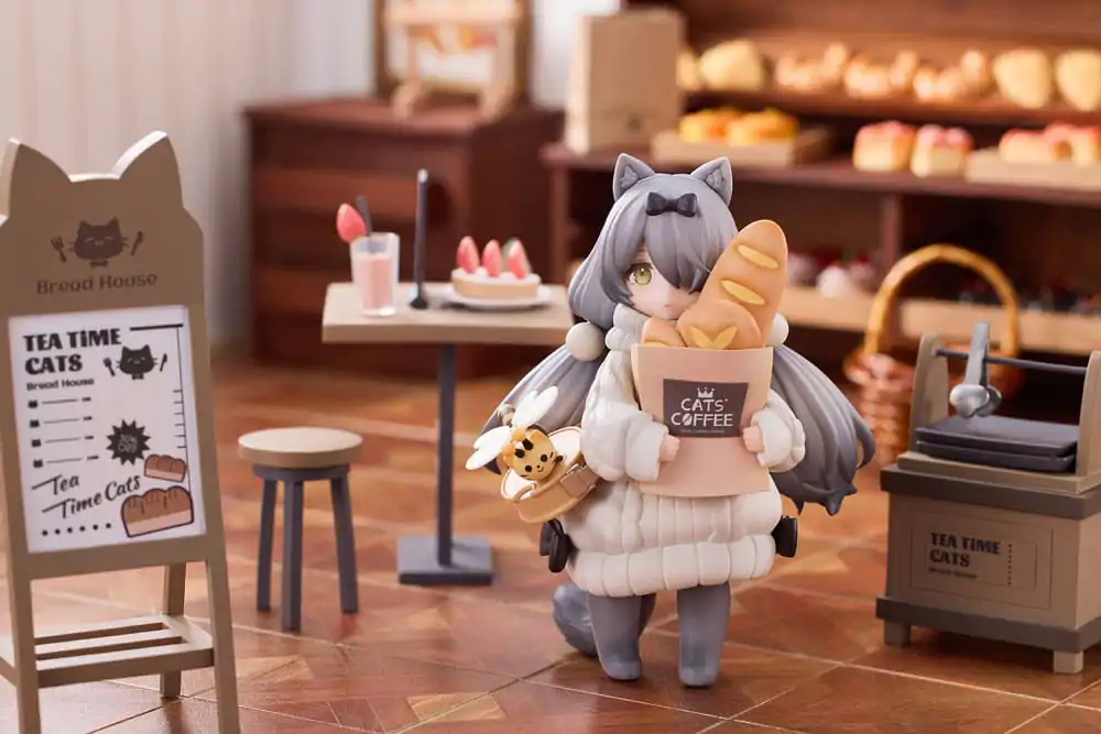 Decorated Life Collection Tea Time Cats - Cat Town Bakery Staff &amp; Customer Set PVC szobor figura 12 cm termékfotó