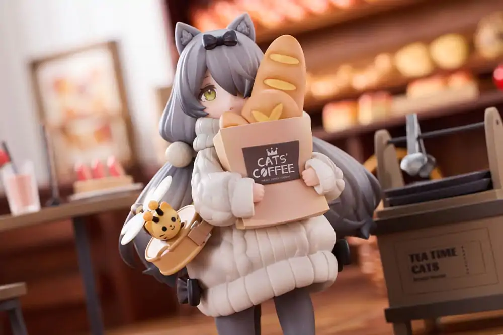 Decorated Life Collection Tea Time Cats - Cat Town Bakery Staff &amp; Customer Set PVC szobor figura 12 cm termékfotó