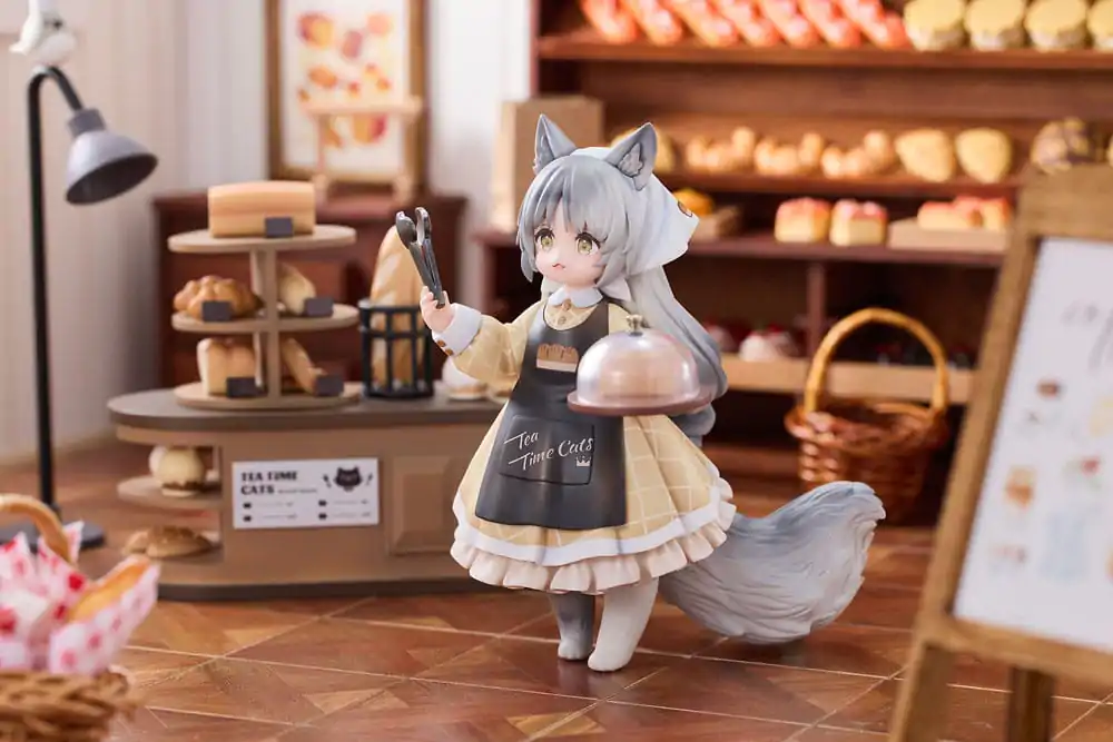 Decorated Life Collection Tea Time Cats - Cat Town Bakery Staff &amp; Customer Set PVC szobor figura 12 cm termékfotó