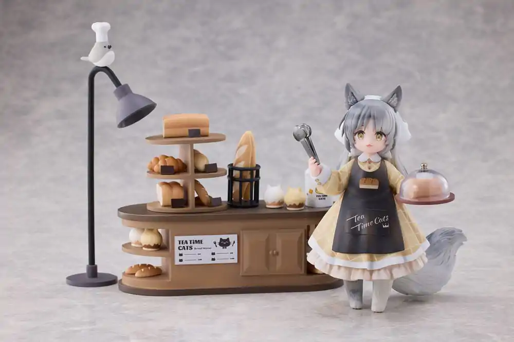 Decorated Life Collection Tea Time Cats - Cat Town Bakery Staff &amp; Customer Set PVC szobor figura 12 cm termékfotó