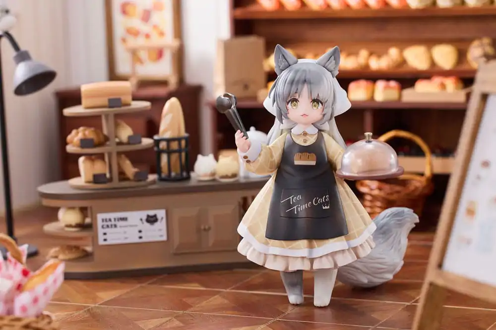 Decorated Life Collection Tea Time Cats - Cat Town Bakery Staff &amp; Customer Set PVC szobor figura 12 cm termékfotó
