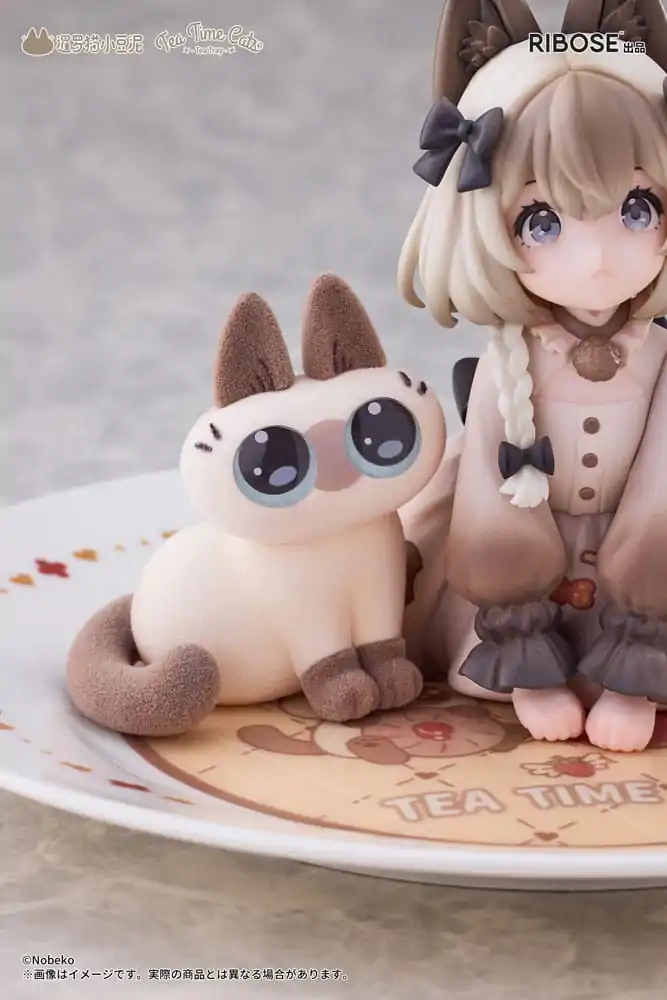 Decorated Life Collection Tea Time Cats x Siamese Cat Azuki-san Friendship Collaboration Exclusive Set PVC szobor figura 18 cm termékfotó