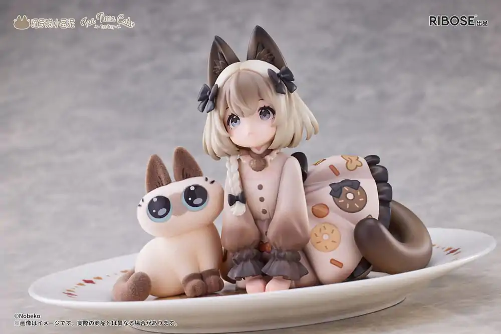 Decorated Life Collection Tea Time Cats x Siamese Cat Azuki-san Friendship Collaboration Exclusive Set PVC szobor figura 18 cm termékfotó