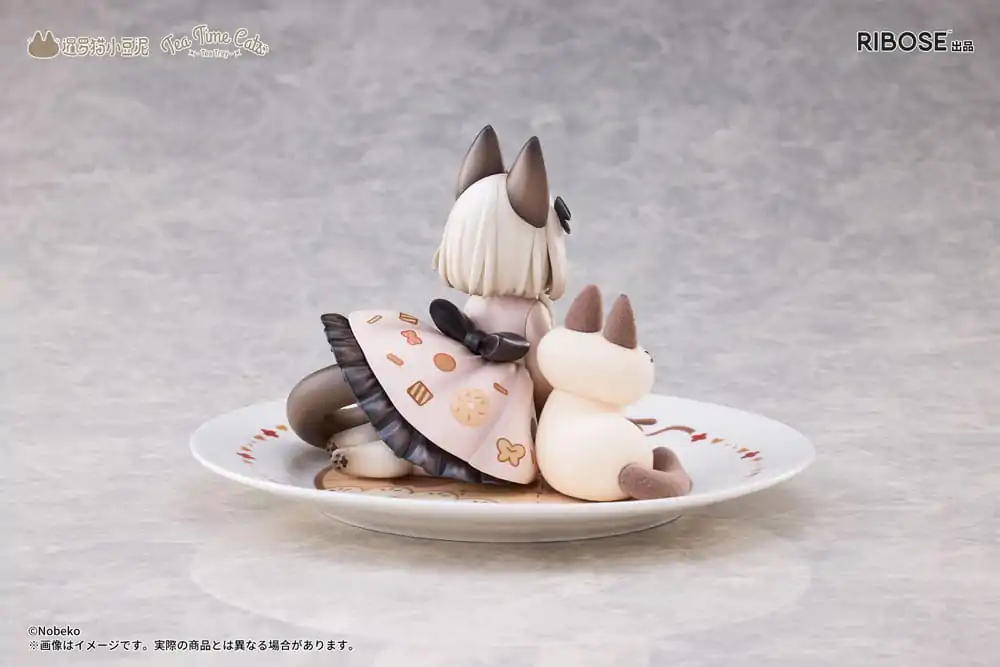 Decorated Life Collection Tea Time Cats x Siamese Cat Azuki-san Friendship Collaboration Exclusive Set PVC szobor figura 18 cm termékfotó
