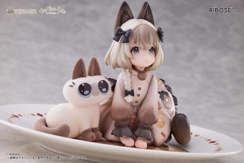 Decorated Life Collection Tea Time Cats x Siamese Cat Azuki-san Friendship Collaboration Exclusive Set PVC szobor figura 18 cm termékfotó