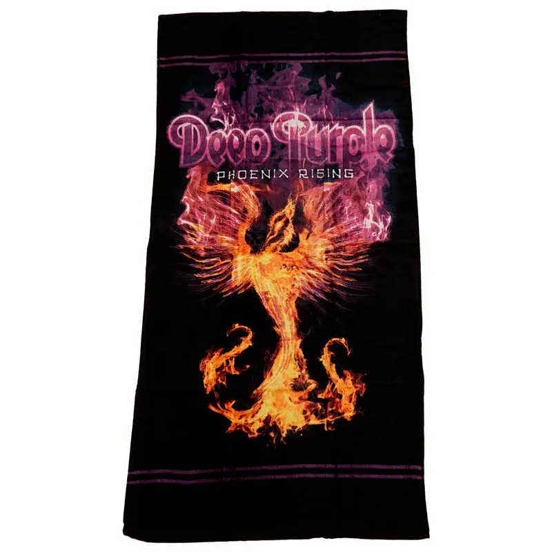 Deep Purple Phoenix Rising pamut strand törölköző termékfotó