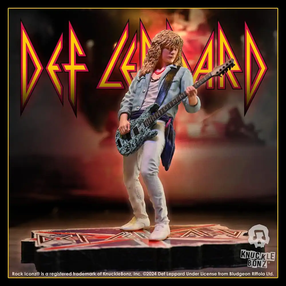 Def Leppard Rock Iconz Statue Rick Savage 24 cm termékfotó