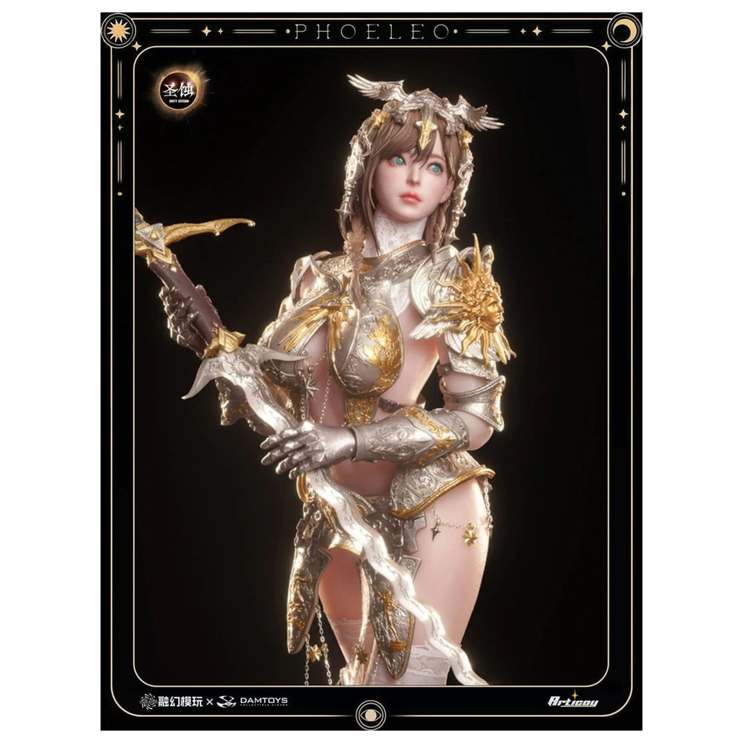 Deity Erosion 1/6 Hwit ole-Phoeleo (Sculpted Hair Version) akciófigura 30 cm termékfotó