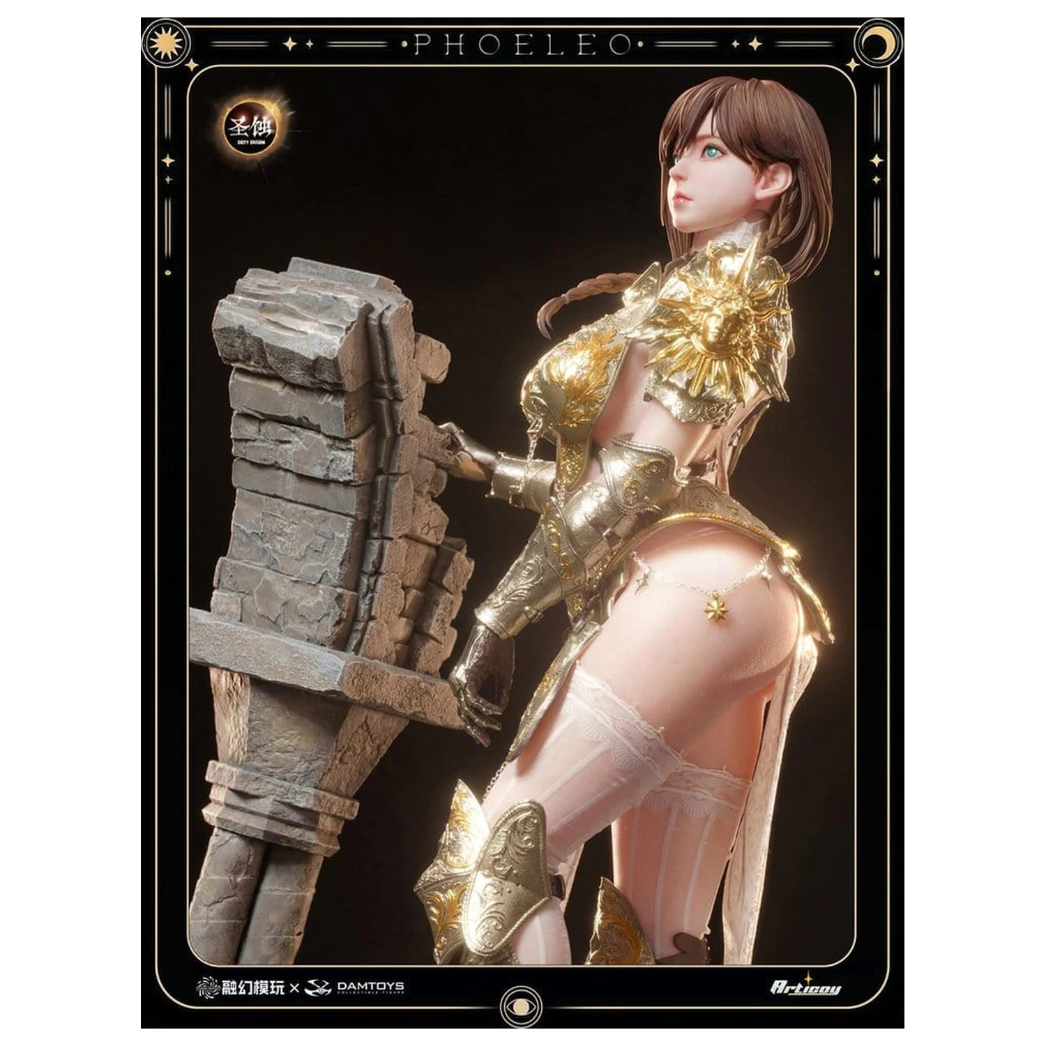 Deity Erosion 1/6 Hwit ole-Phoeleo (Sculpted Hair Version) akciófigura 30 cm termékfotó