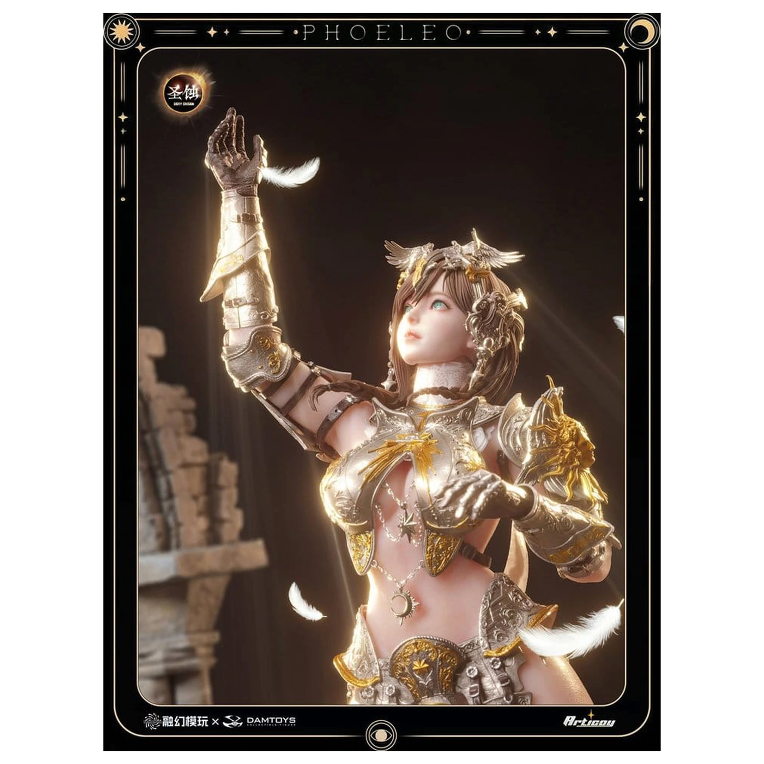 Deity Erosion 1/6 Hwit ole-Phoeleo (Sculpted Hair Version) akciófigura 30 cm termékfotó