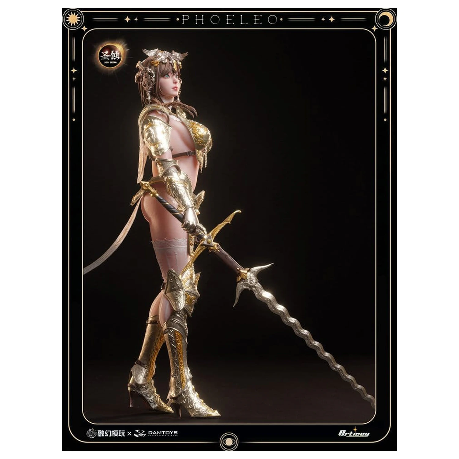 Deity Erosion 1/6 Hwit ole-Phoeleo (Sculpted Hair Version) akciófigura 30 cm termékfotó