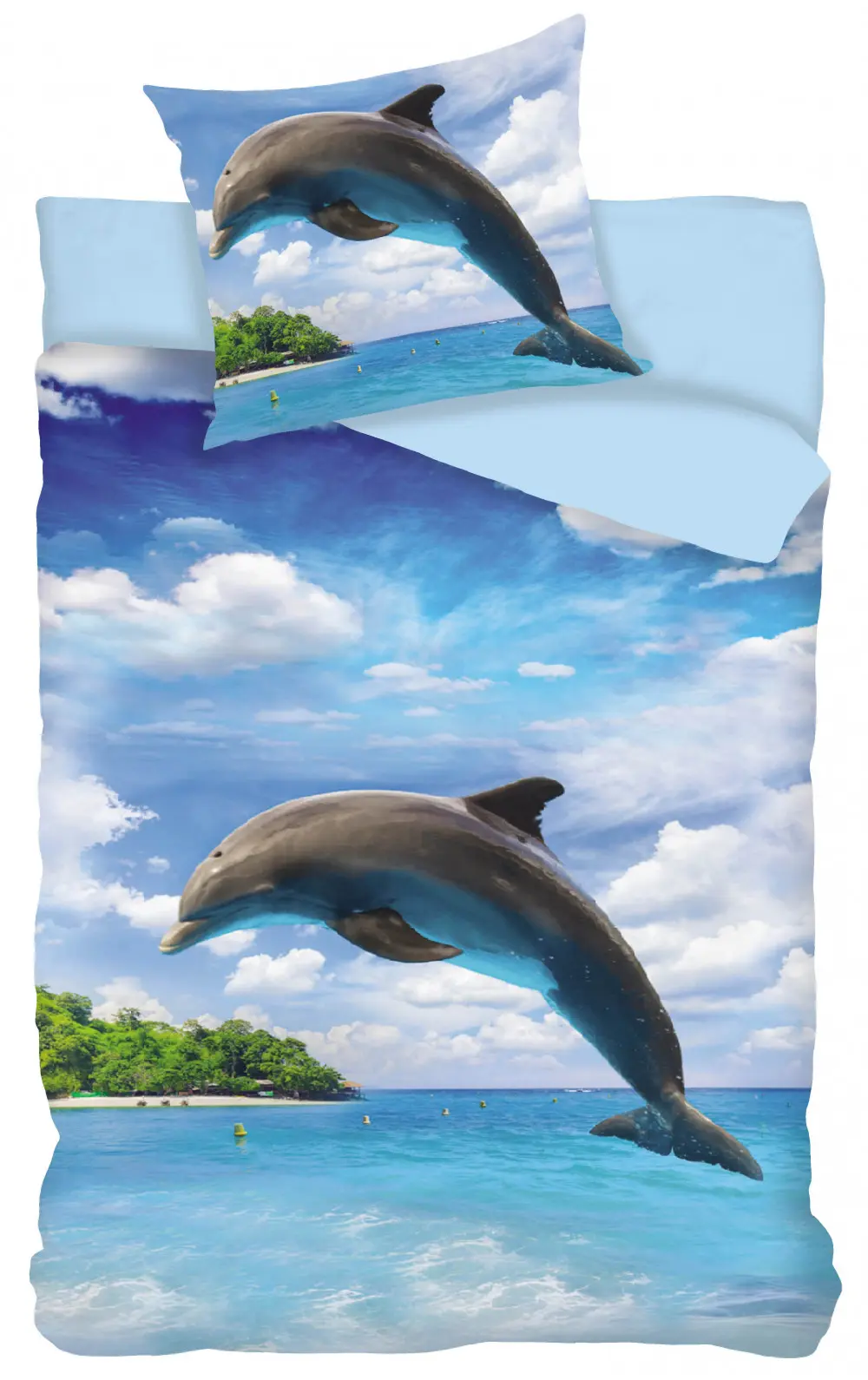Delfin ágyneműhuzat 140×200cm, 70×90 cm termékfotó