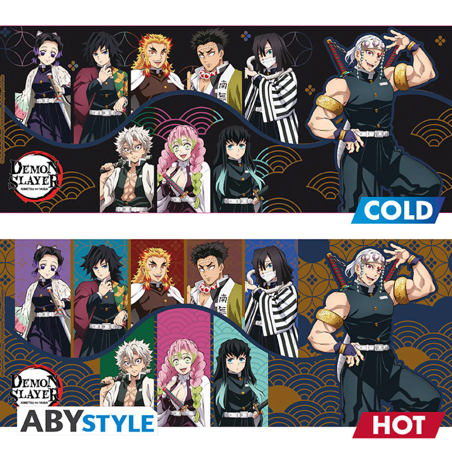 Demon Slayer hőre változó bögre termékfotó