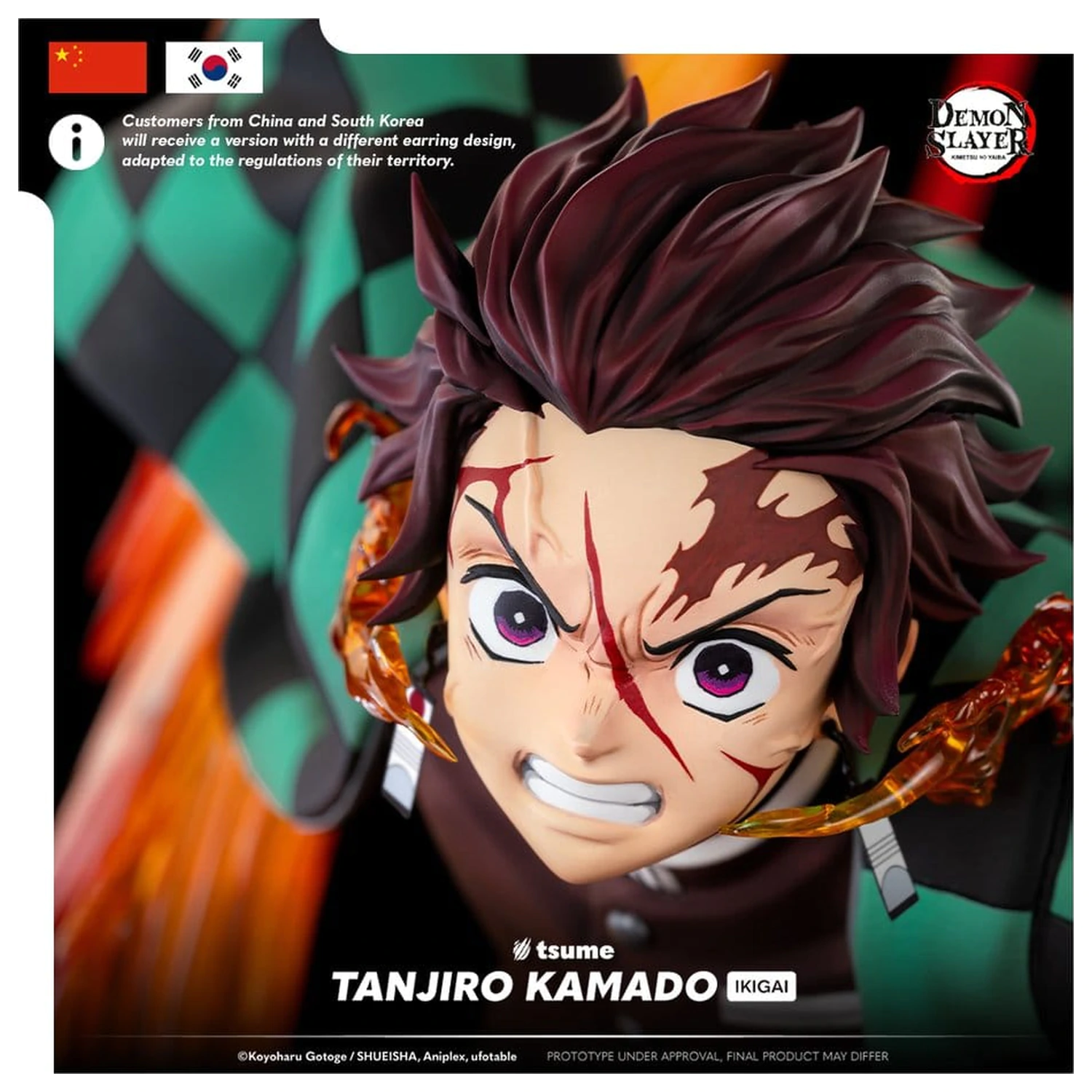 Demon Slayer IKIGAI figura 1/6 Tanjiro Kamado 44 cm termékfotó