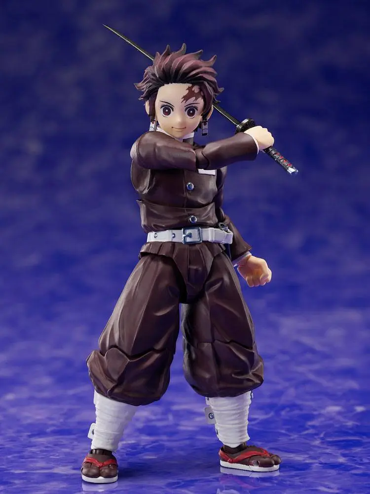 Demon Slayer: Kimetsu no Yaiba  1/12 Tanjiro Kamado akciófigura14 cm termékfotó