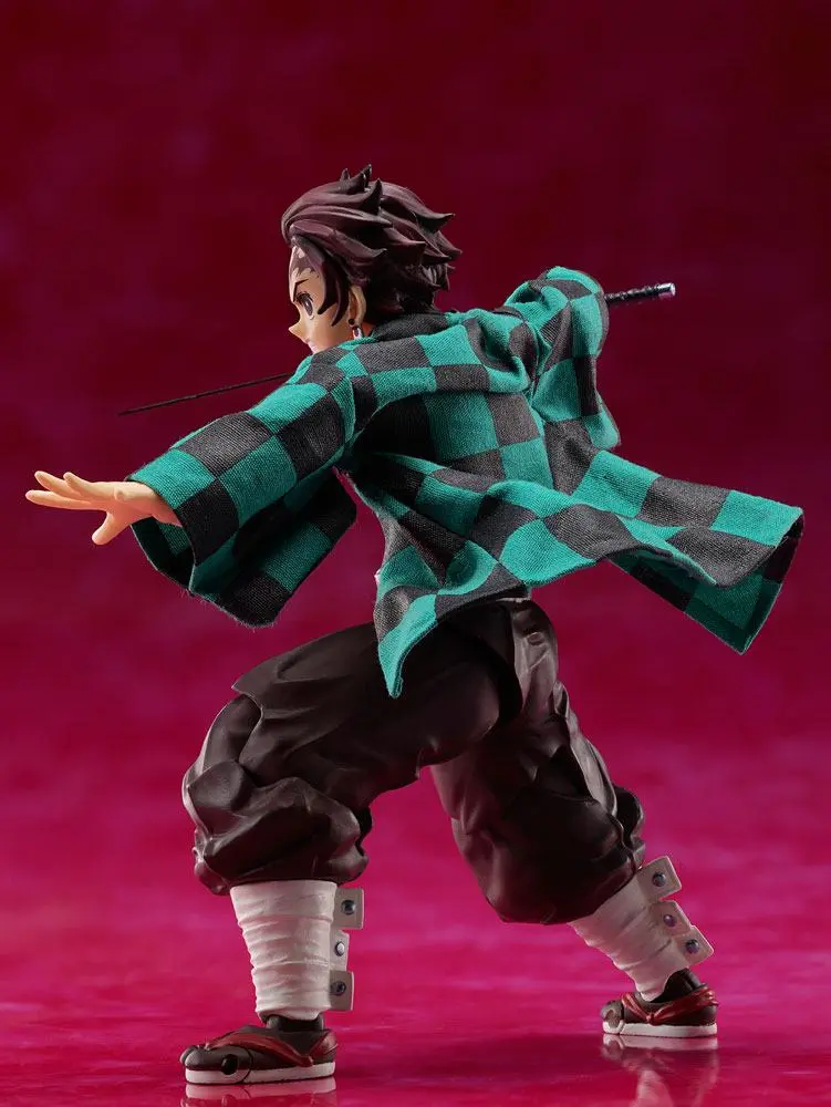 Demon Slayer: Kimetsu no Yaiba  1/12 Tanjiro Kamado akciófigura14 cm termékfotó