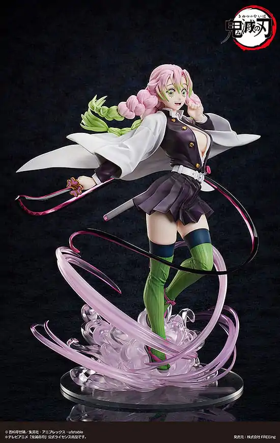 Demon Slayer: Kimetsu no Yaiba 1/4 Mitsuri Kanroji Deluxe Edition PVC szobor figura 41 cm termékfotó