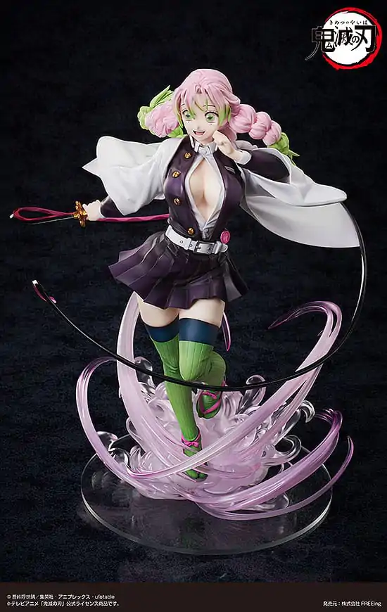 Demon Slayer: Kimetsu no Yaiba 1/4 Mitsuri Kanroji Deluxe Edition PVC szobor figura 41 cm termékfotó