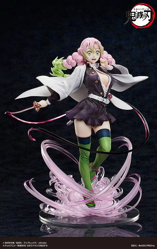 Demon Slayer: Kimetsu no Yaiba 1/4 Mitsuri Kanroji Deluxe Edition PVC szobor figura 41 cm termékfotó