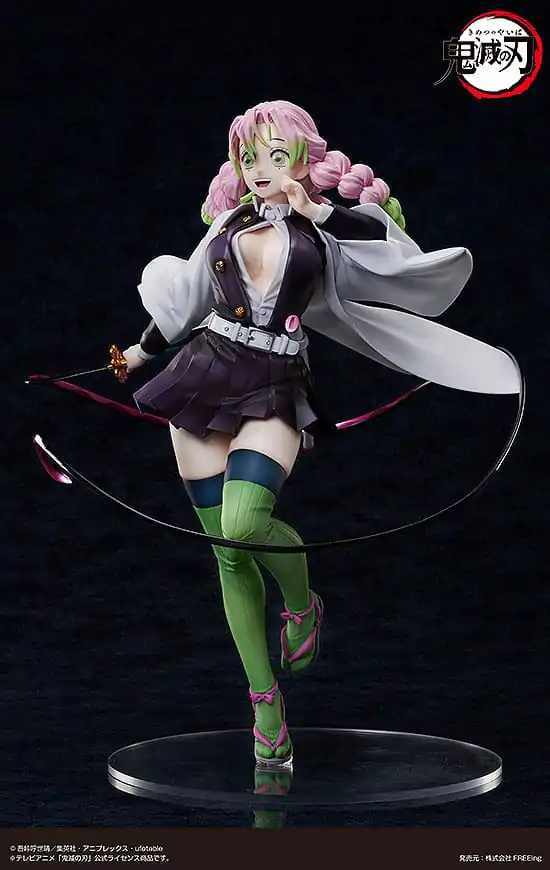 Demon Slayer: Kimetsu no Yaiba 1/4 Mitsuri Kanroji PVC szobor figura 41 cm termékfotó