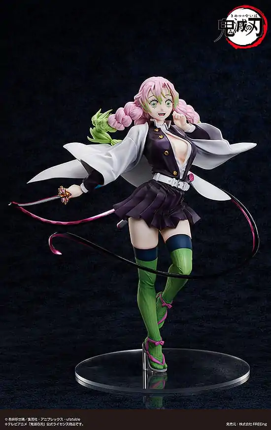 Demon Slayer: Kimetsu no Yaiba 1/4 Mitsuri Kanroji PVC szobor figura 41 cm termékfotó