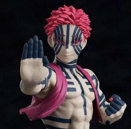 Demon Slayer: Kimetsu no Yaiba 1/8 Akaza szobor figura 19 cm termékfotó