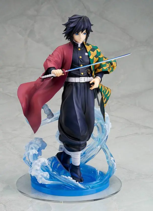 Demon Slayer: Kimetsu no Yaiba 1/8 Giyu Tomioka szobor figura 24 cm termékfotó